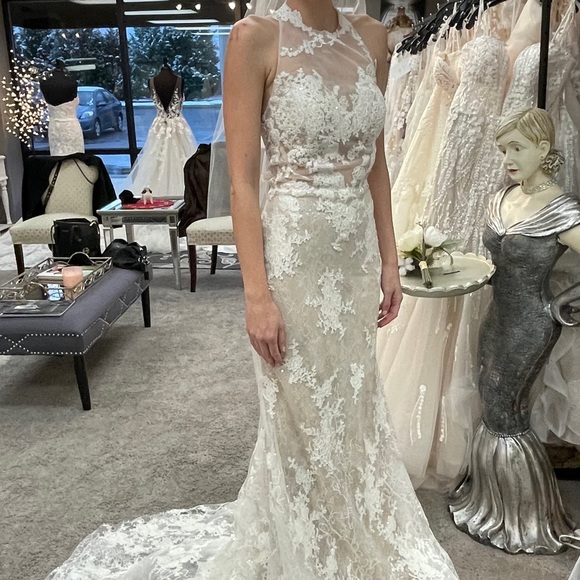 Wedding Dress- Lamour Calla Blanche LA 9252 Marjorie - Picture 2 of 3